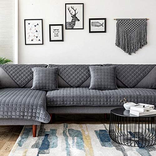MAT ULTRASONIC SUPER SOFT SOFA COVERS LIGHT GREY